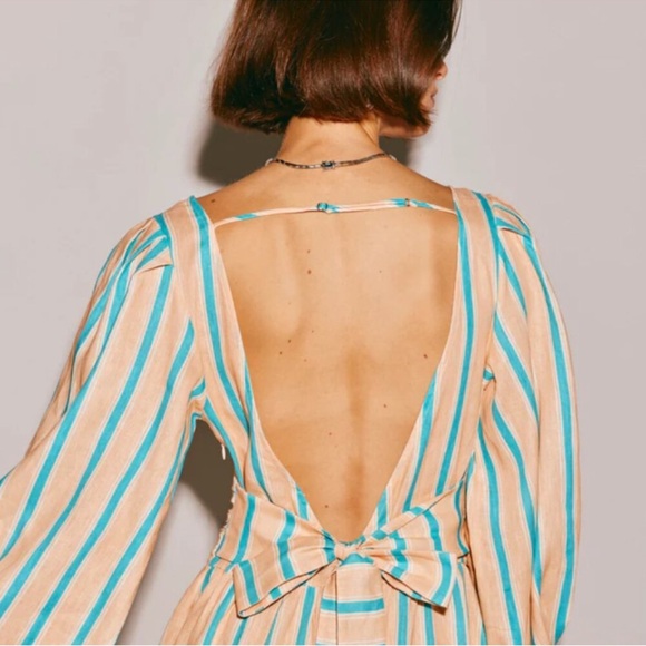 VRG GRL Long Sleeve Dress with Open Back - Picture 4 of 15